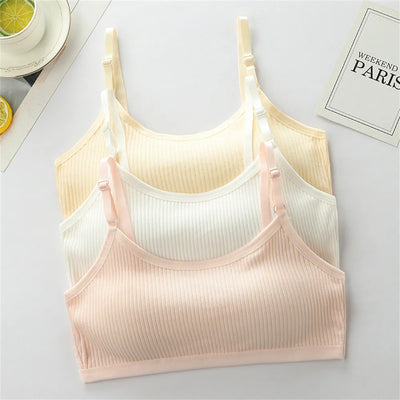 Girls' Training Bra – Adjustable Strap Sports Style