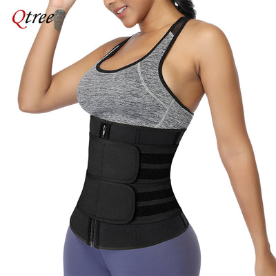 Plus Size Waist Trainer – Sweat Slimming Corset Belt