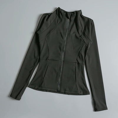 Zip Up Long Sleeve Yoga Jacket