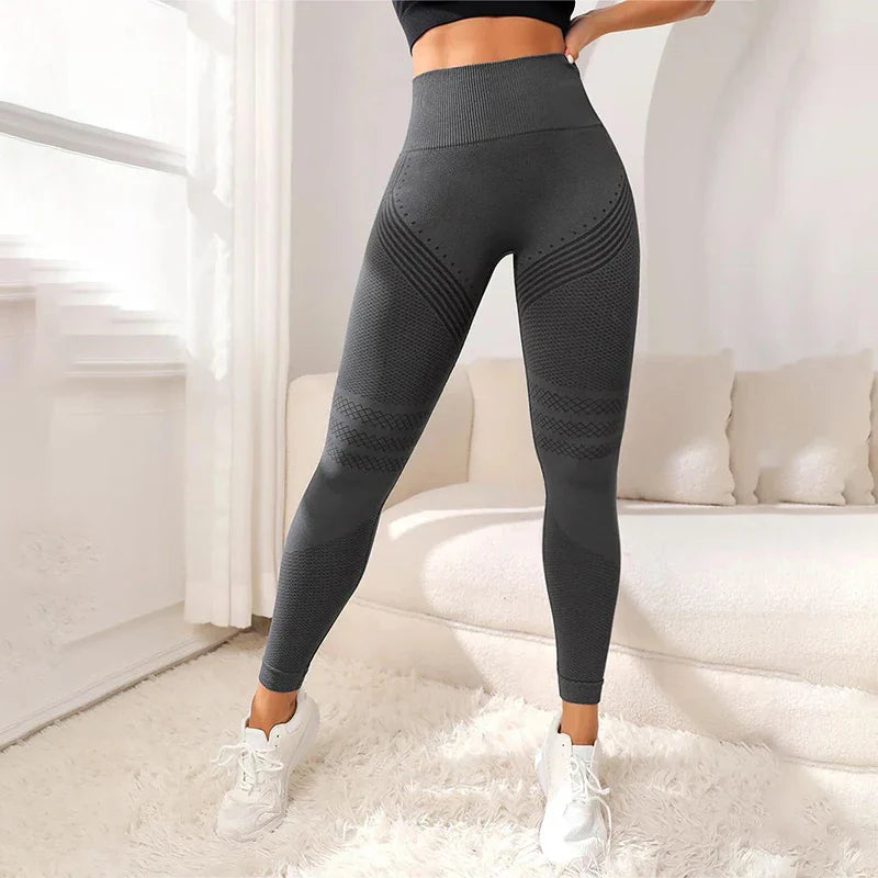 High Waist Seamless Leggings – Breathable Workout Wear