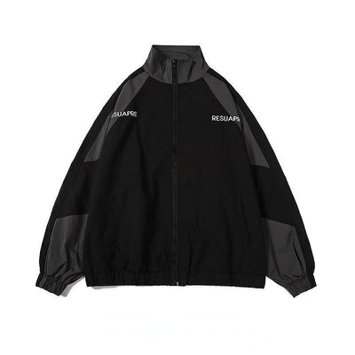 Vintage Patchwork Jacket – Women’s Streetwear