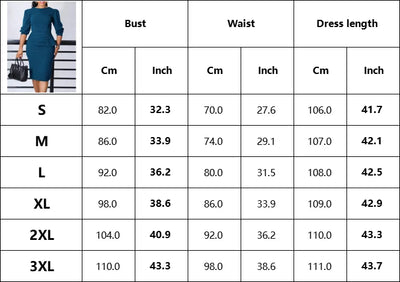 Elegant Sheath Midi Dress – O-Neck Bodycon Office Style