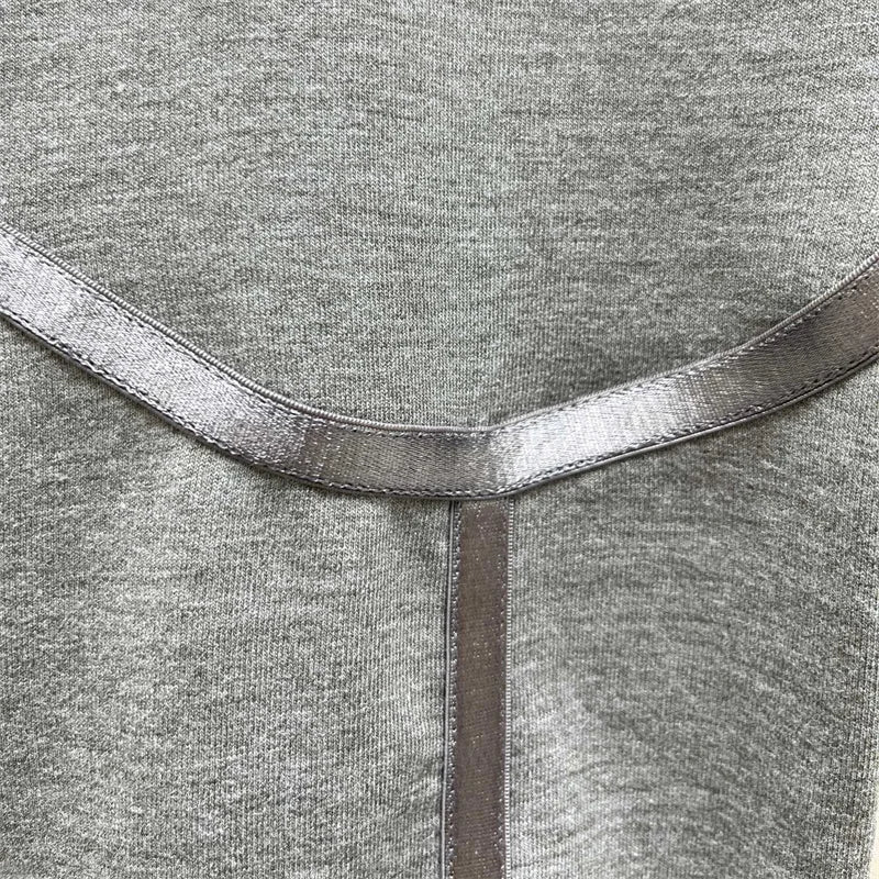Cotton Knit Bodysuit – Slim Fit Round Neck Tee