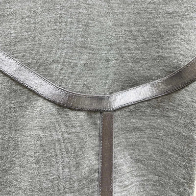 Cotton Knit Bodysuit – Slim Fit Round Neck Tee