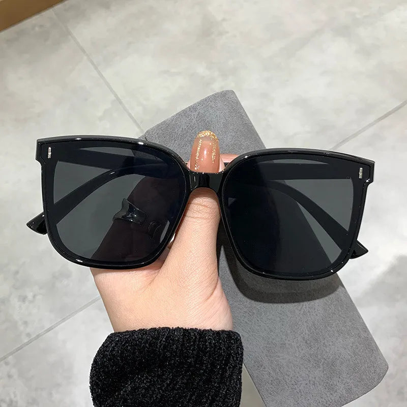 Vintage Square Oversized Retro Sunglasses