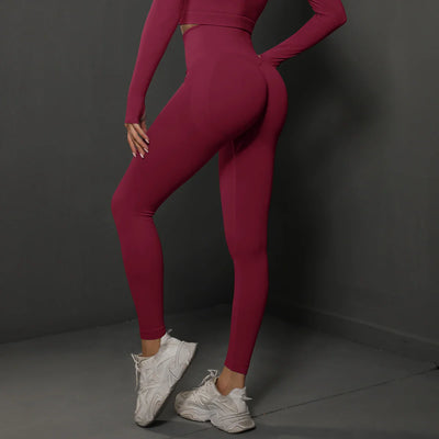 Booty Lifting Leggings – High Waist Seamless Yoga Pants
