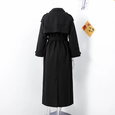 Wool Blend Coat – Elegant Belted Winter Wear