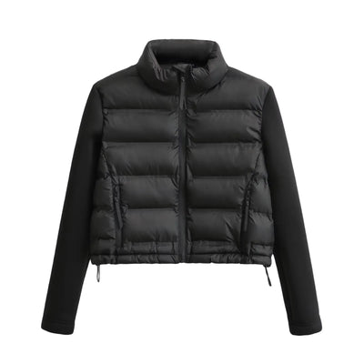 Splice short cotton jacket