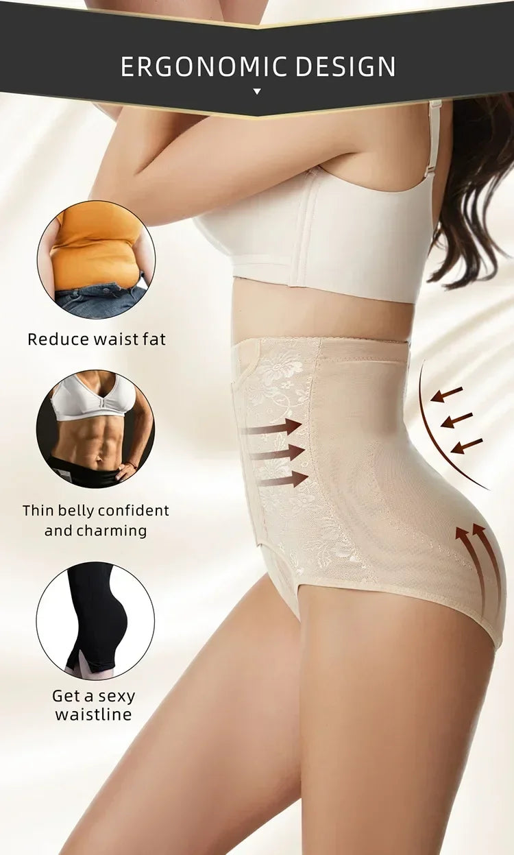 Butt-Lifting Shapewear Shorts – High-Waist Tummy Control
