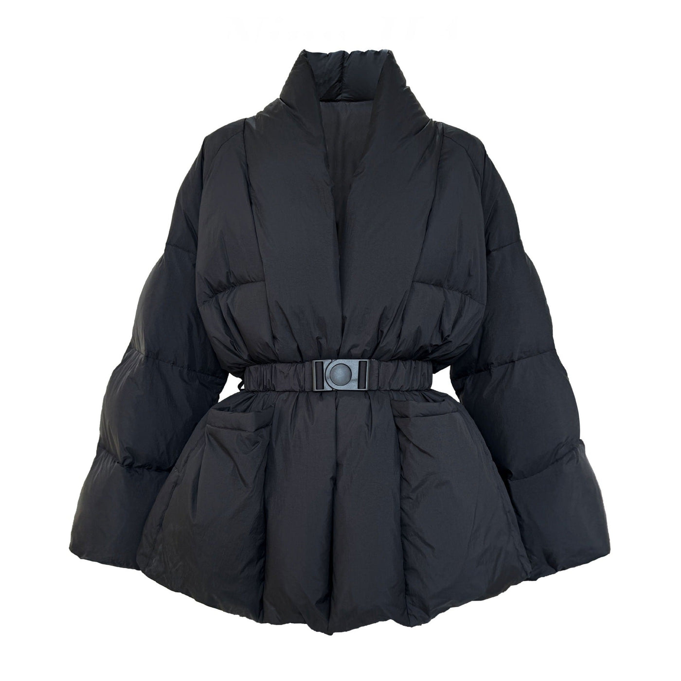 Spliced Belt Loose Jacket