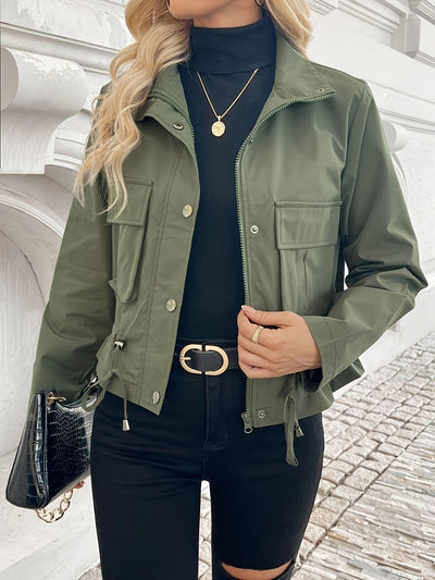 Short Windbreaker Jacket